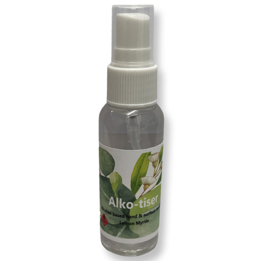 Alko-tiser Hand and Surface Sanitiser - Lemon Myrtle 50ml